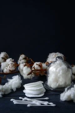 Cotton background 库存照片