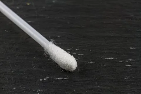 Cotton bud, close up Stock Photos