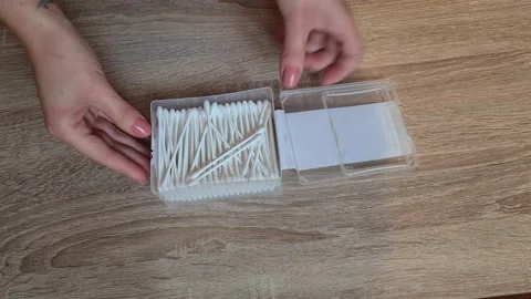 Cotton Buds Video stock 152410897