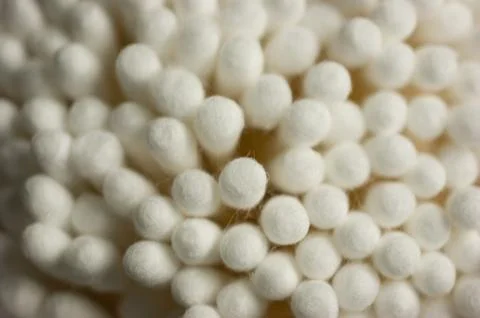 Cotton buds Stock Photos