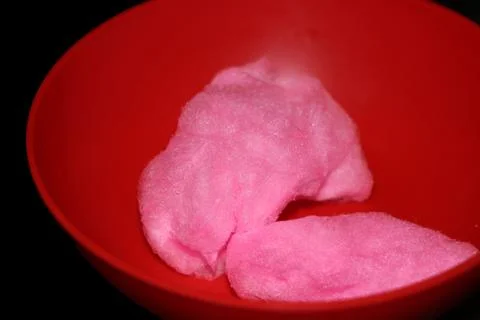Cotton candy with black background Stock Photos