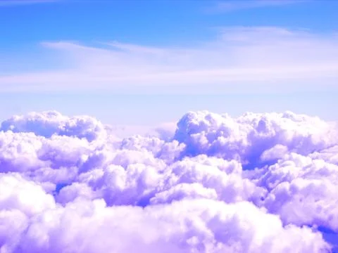 Cotton Candy Clouds Stock Photos