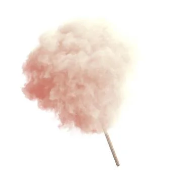 Cotton candy isolated イラスト素材