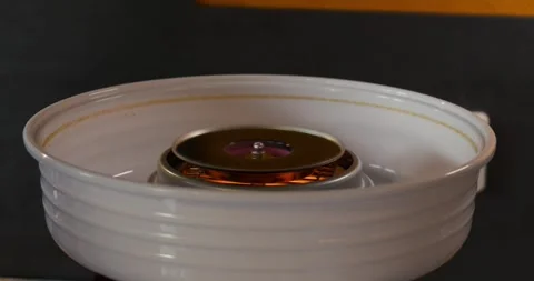 A cotton candy machine in close up Video stock 249952871