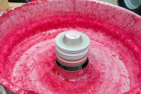 Cotton Candy Machine Stock Photos