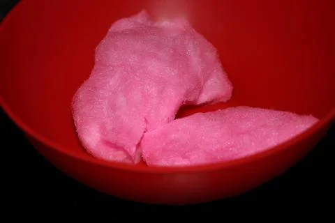 Cotton candy made in kitchen Stock Photos