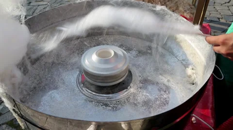 Cotton candy maker. Apparatus for cotton candy Stock Footage 34331368