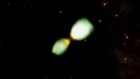 Cotton Candy Nebula (IRAS 17150-3224) - Bipolar Protoplanetary Orbit 4K 60fps Stock Footage 340214048