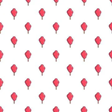 Cotton candy pattern Stock Illustration