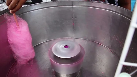 Cotton Candy in Pink Timelapse Stock Footage 111186464