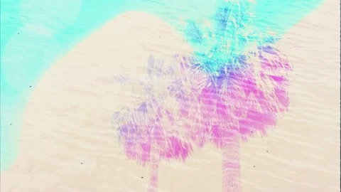 COTTON CANDY VIBES X WAVES Stockbeeldmateriaal 239412832