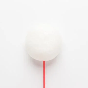 Cotton candy on the white background Stock Photos