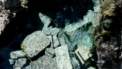 Cotton castle wish pool Stock Footage 114189593