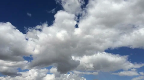 Cotton clouds of the sky 23 Stock Footage 37765936