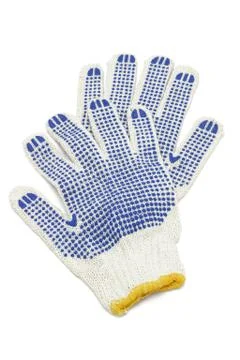 Cotton gloves Stock Photos