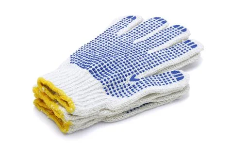 Cotton gloves Stock Photos