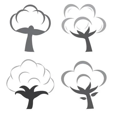 Cotton icon design. Stock Illustration