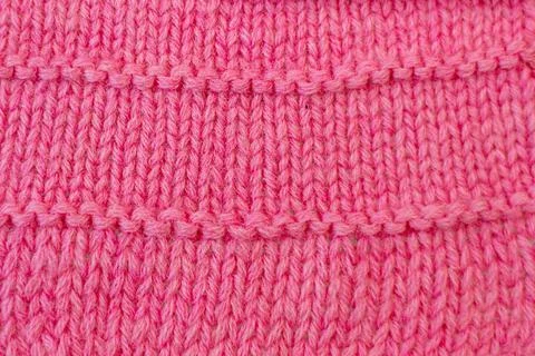 Cotton knitting texture. knitting patterns and facial loops, background Stock Photos
