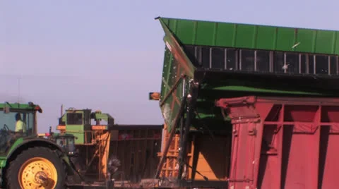 Cotton module relocated Stock Footage 27156807