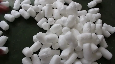 Cotton padding on the floor Stock Footage 78216760