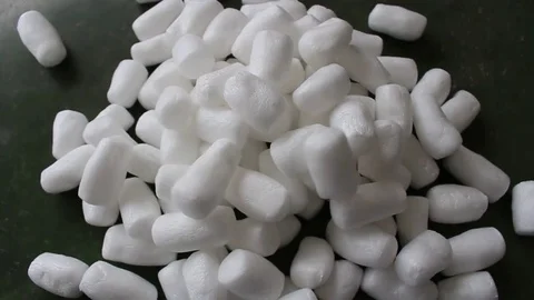 Cotton padding on the floor Stock Footage 78218435