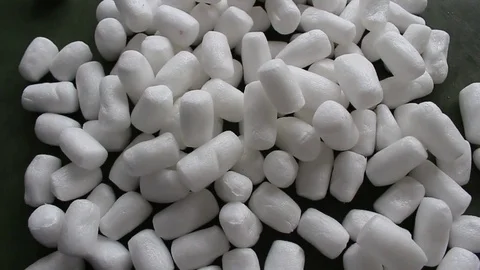 Cotton padding on the floor Stock Footage 78218522