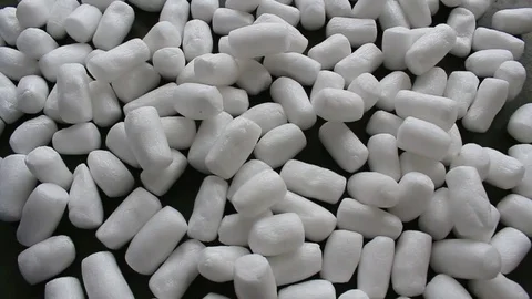 Cotton padding on the floor Stock Footage 78218547