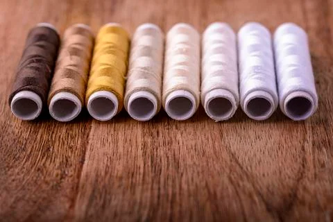 Cotton sewing Stock Photos