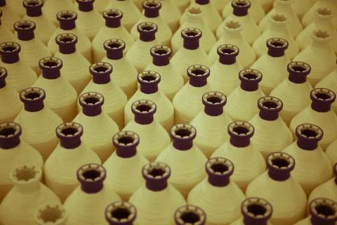 Cotton Spindles Stock Photos