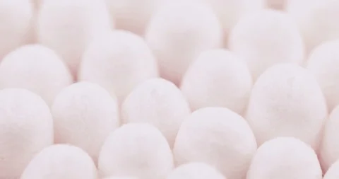 Cotton sticks in bulk Stock Footage 90457287