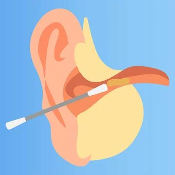 Cotton swab Stock Illustration