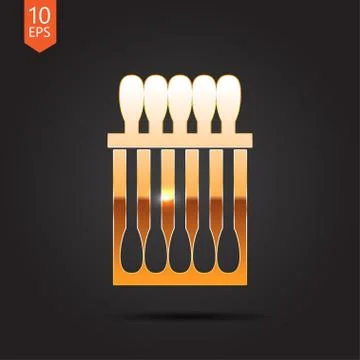 Cotton swabs Stock Illustration
