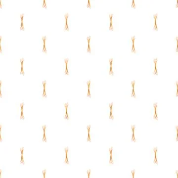 Cotton swabs pattern creating repetitive hygiene background Illustrazione stock