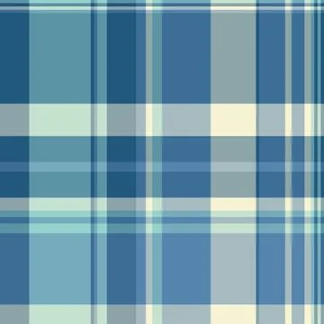 Cotton texture tartan pattern, expressive fabric plaid seamless. Scottish v.. Stock Illustration
