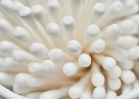 Cotton tips Stock Photos