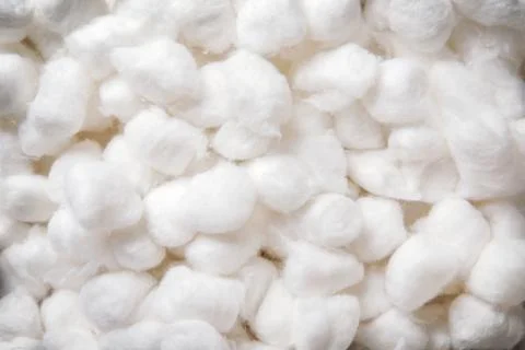 Cotton wool balls Stock Photos