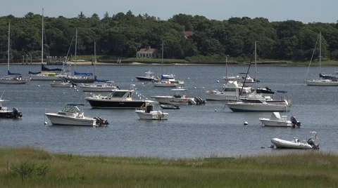 Cotuit Harbor Cape Cod Stock Footage 41661931