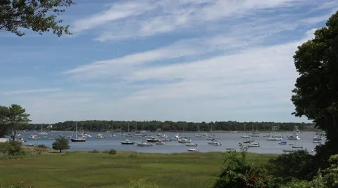 Cotuit Harbor Cape Cod Stock Footage 41661979