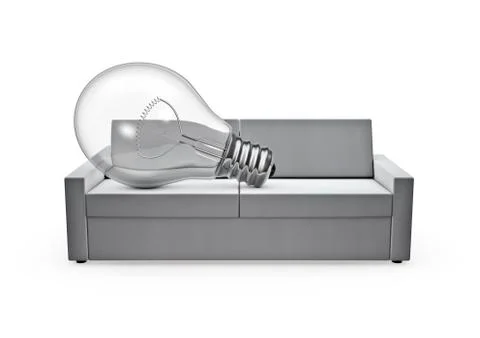 Couch bulb イラスト素材