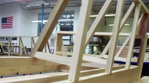 Couch Frame Tilt Up Stock Footage 10791057