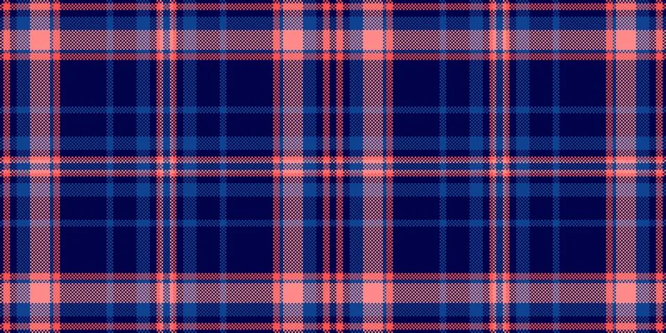 Couch pattern background vector, direct seamless tartan textile. Trend fabr.. Illustrazione stock