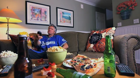 COUCH POTATO 3 Stock Footage 32375406