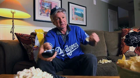 COUCH POTATO  DOLLY MOVE Video stock 32375408