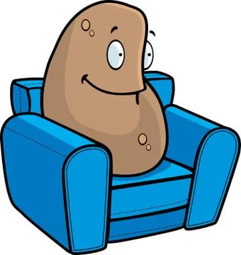 Couch Potato Stock Illustration