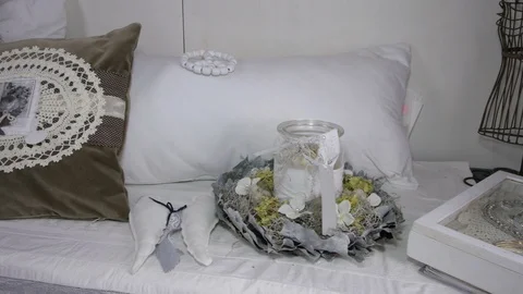 Couch of shabby chic Stock Footage 88968252