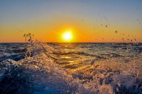 Coucher du soleil Foto stock