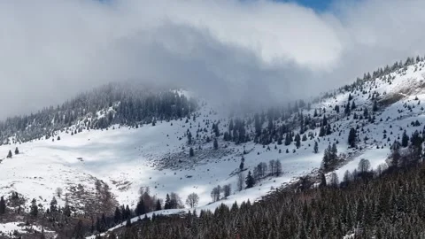 Couds over mauntain Stock Footage 320077046