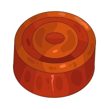 Cough Drop illustration Ilustração Stock