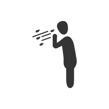 Cough Icon Stock Illustration