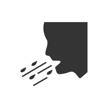 Cough Icon Stock Illustration